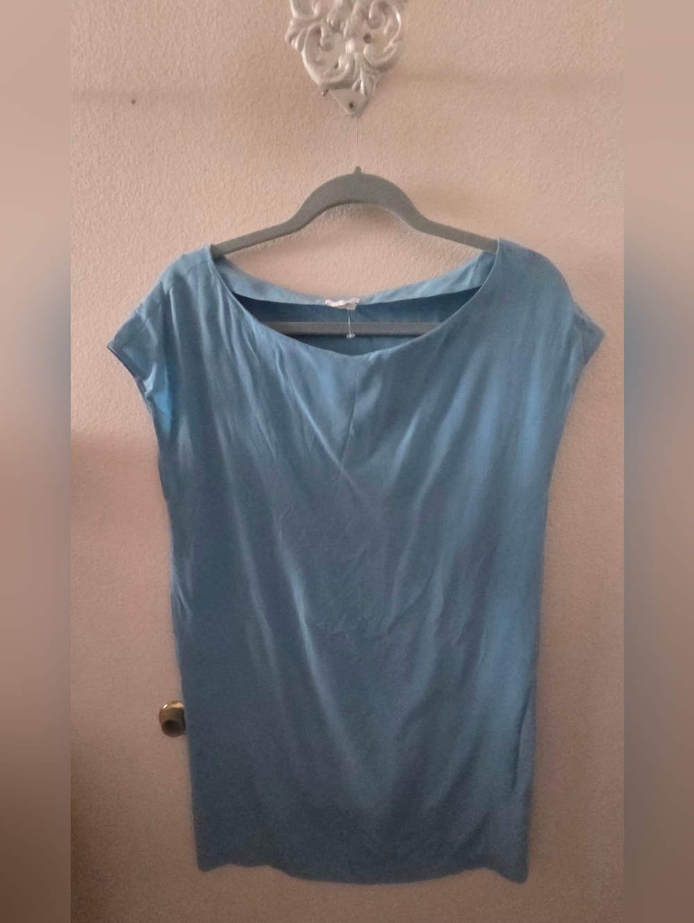 Club Monaco Light Blue Silk Shift Dress